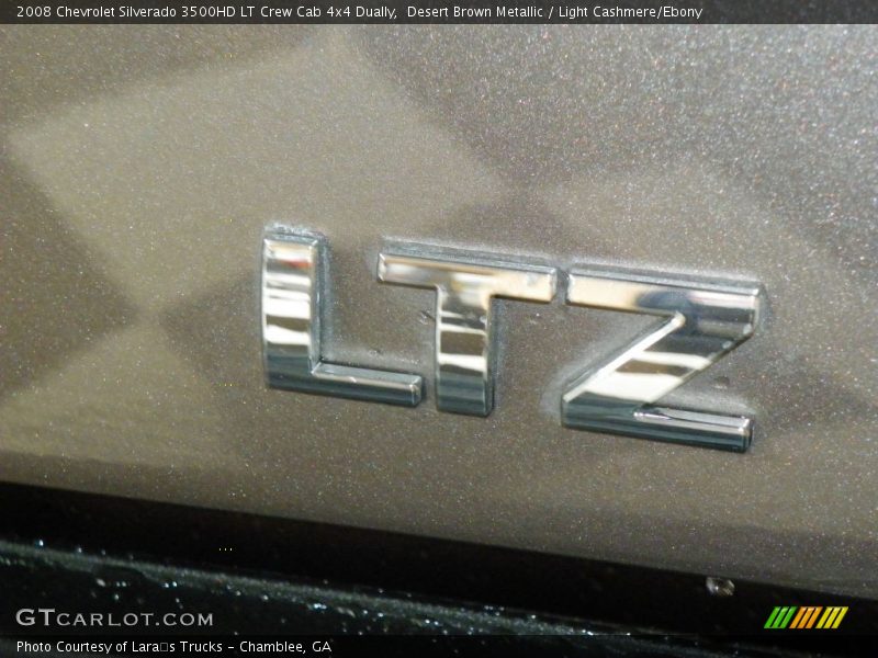 Desert Brown Metallic / Light Cashmere/Ebony 2008 Chevrolet Silverado 3500HD LT Crew Cab 4x4 Dually