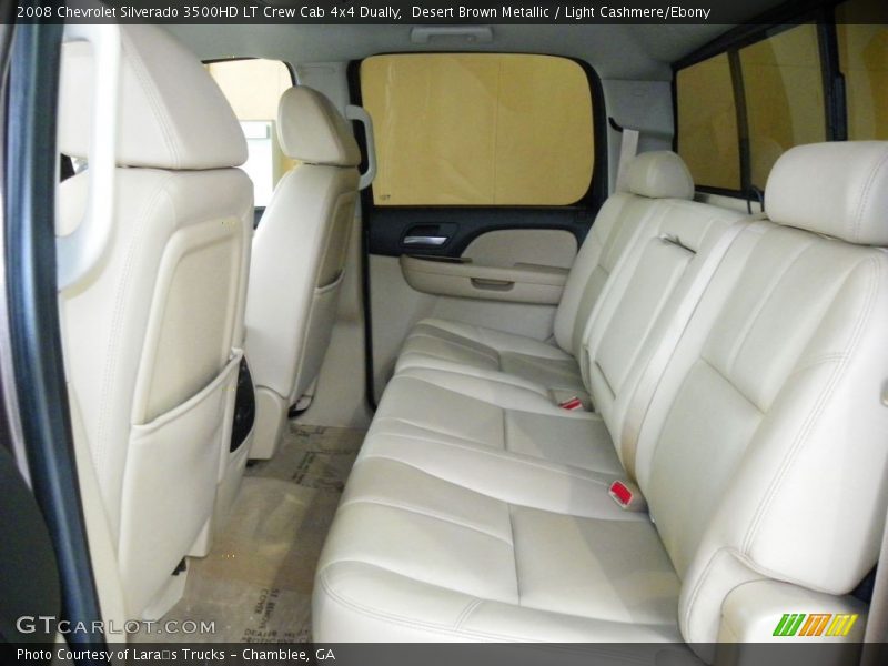 Desert Brown Metallic / Light Cashmere/Ebony 2008 Chevrolet Silverado 3500HD LT Crew Cab 4x4 Dually