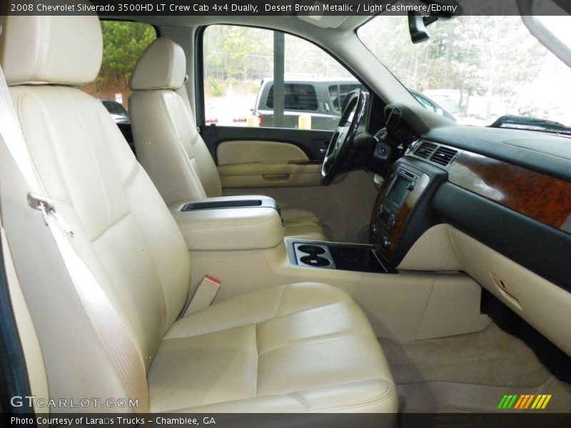 Desert Brown Metallic / Light Cashmere/Ebony 2008 Chevrolet Silverado 3500HD LT Crew Cab 4x4 Dually