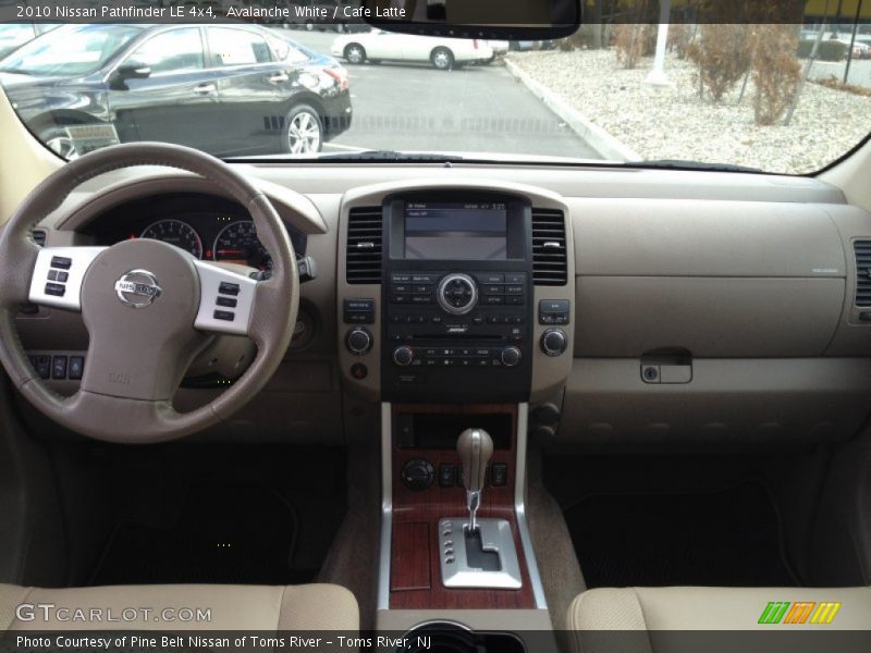 Avalanche White / Cafe Latte 2010 Nissan Pathfinder LE 4x4