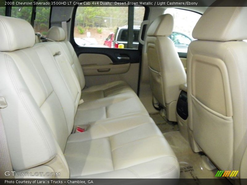 Desert Brown Metallic / Light Cashmere/Ebony 2008 Chevrolet Silverado 3500HD LT Crew Cab 4x4 Dually