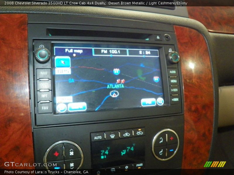 Desert Brown Metallic / Light Cashmere/Ebony 2008 Chevrolet Silverado 3500HD LT Crew Cab 4x4 Dually