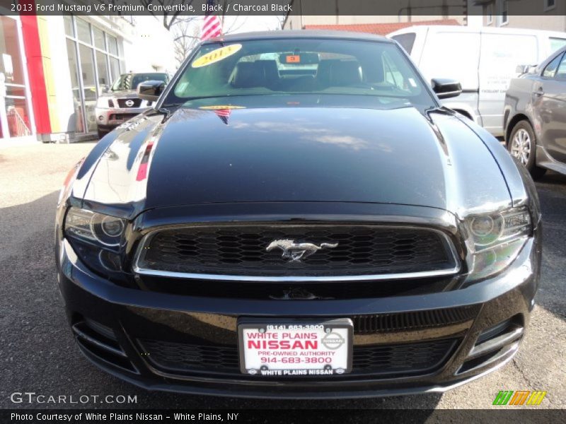 Black / Charcoal Black 2013 Ford Mustang V6 Premium Convertible