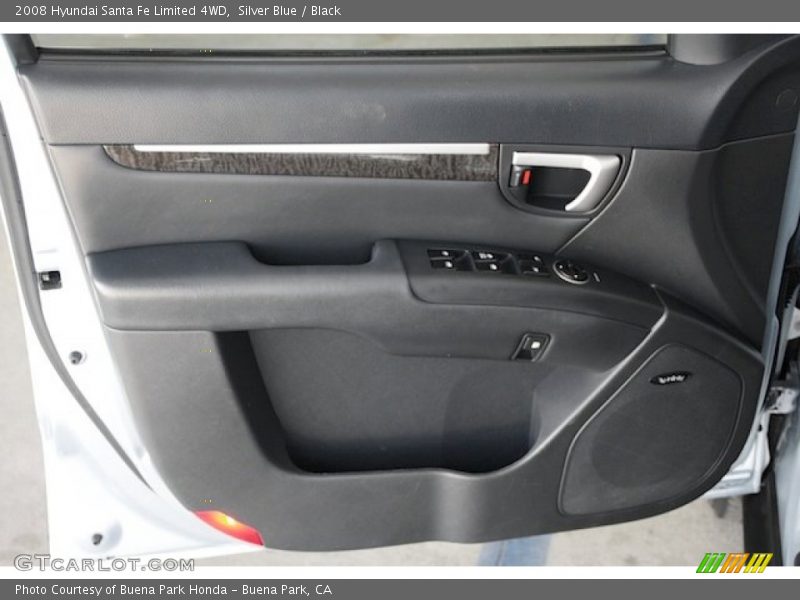 Silver Blue / Black 2008 Hyundai Santa Fe Limited 4WD
