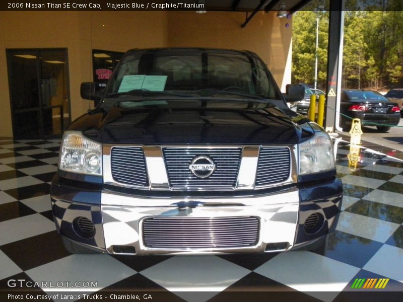 Majestic Blue / Graphite/Titanium 2006 Nissan Titan SE Crew Cab