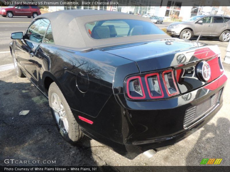 Black / Charcoal Black 2013 Ford Mustang V6 Premium Convertible