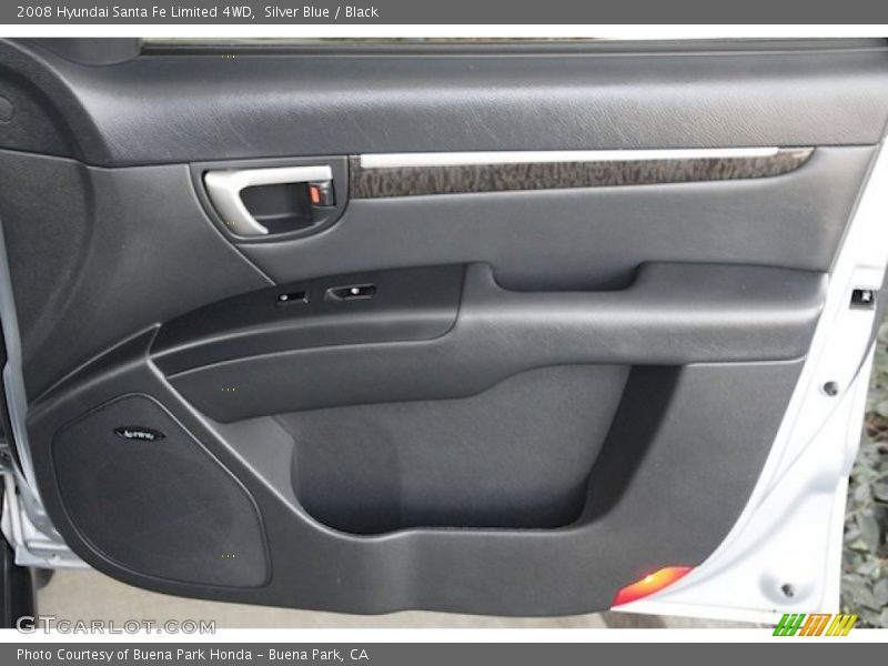 Silver Blue / Black 2008 Hyundai Santa Fe Limited 4WD