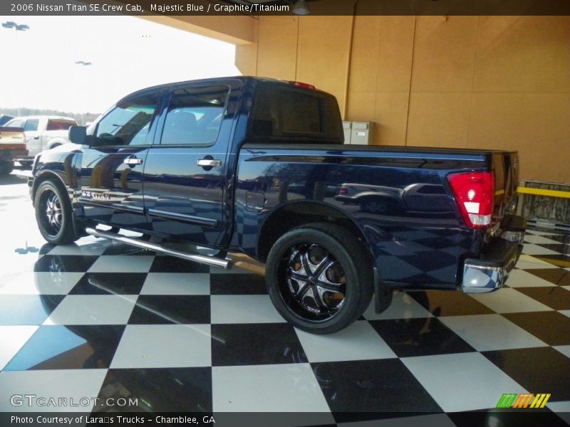 Majestic Blue / Graphite/Titanium 2006 Nissan Titan SE Crew Cab