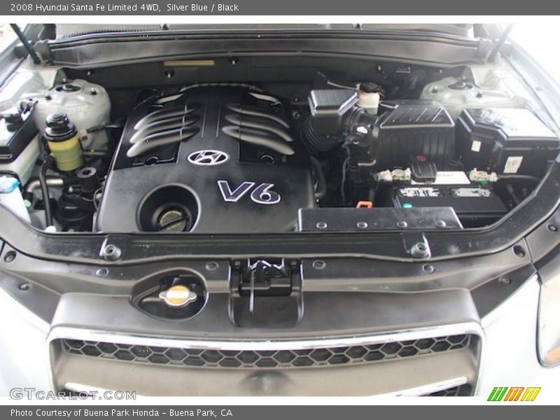 Silver Blue / Black 2008 Hyundai Santa Fe Limited 4WD