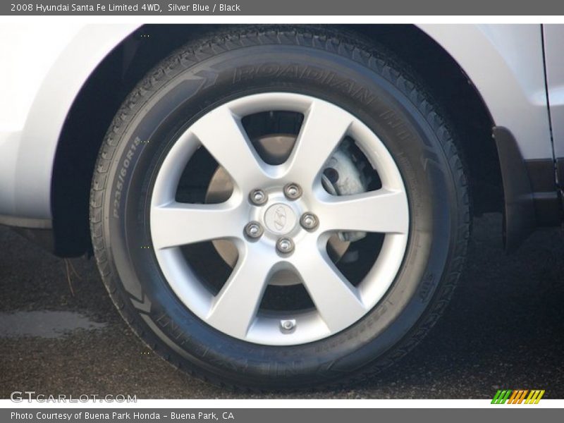 Silver Blue / Black 2008 Hyundai Santa Fe Limited 4WD