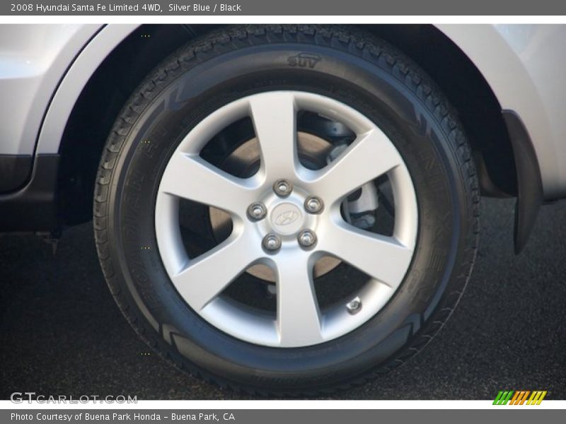Silver Blue / Black 2008 Hyundai Santa Fe Limited 4WD