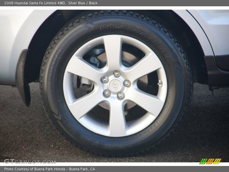 Silver Blue / Black 2008 Hyundai Santa Fe Limited 4WD