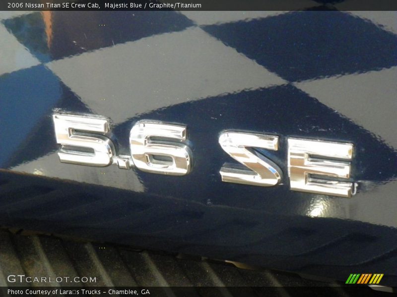 Majestic Blue / Graphite/Titanium 2006 Nissan Titan SE Crew Cab
