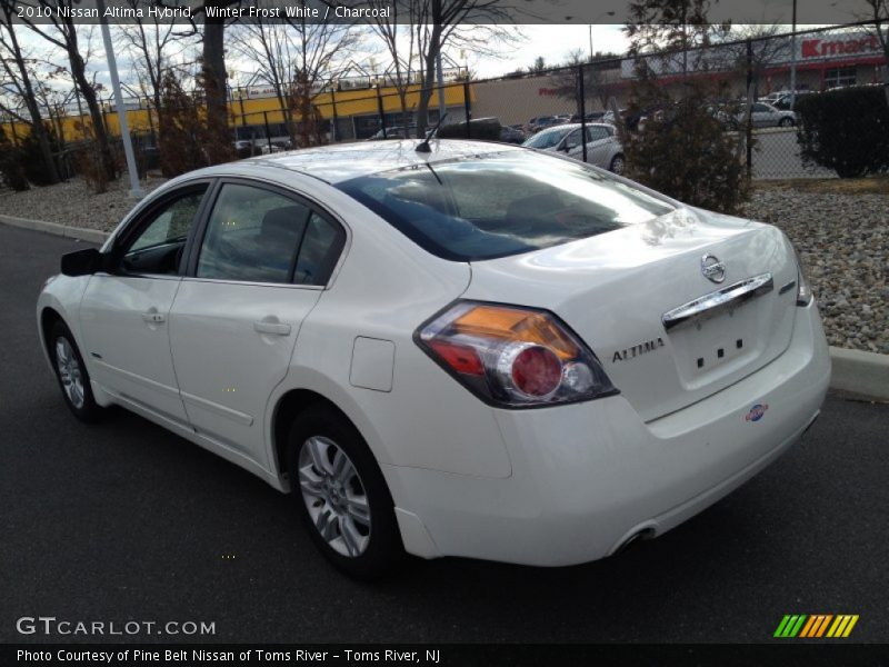 Winter Frost White / Charcoal 2010 Nissan Altima Hybrid