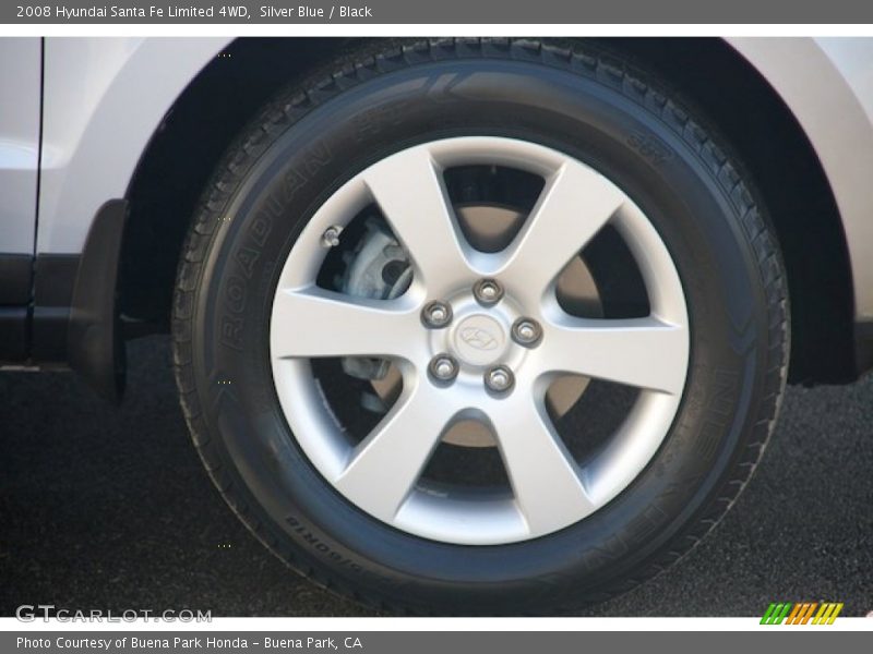 Silver Blue / Black 2008 Hyundai Santa Fe Limited 4WD