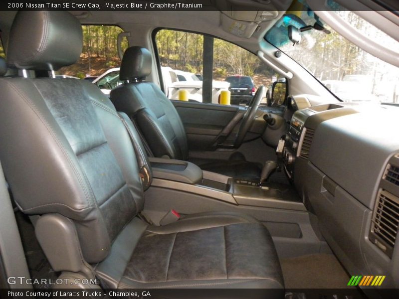 Majestic Blue / Graphite/Titanium 2006 Nissan Titan SE Crew Cab