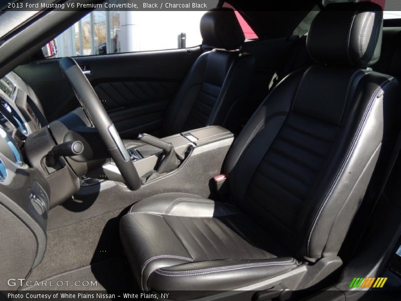 Black / Charcoal Black 2013 Ford Mustang V6 Premium Convertible