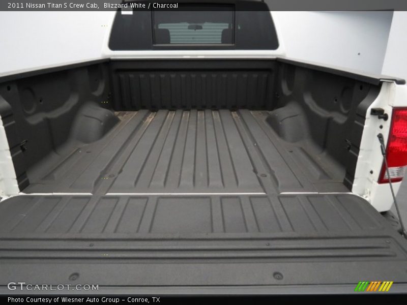 Blizzard White / Charcoal 2011 Nissan Titan S Crew Cab