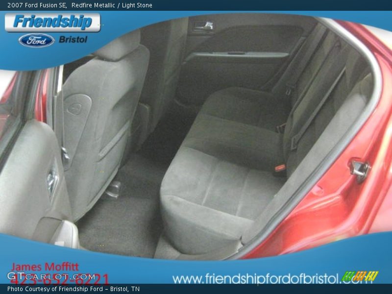 Redfire Metallic / Light Stone 2007 Ford Fusion SE