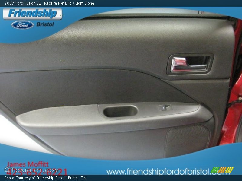 Redfire Metallic / Light Stone 2007 Ford Fusion SE
