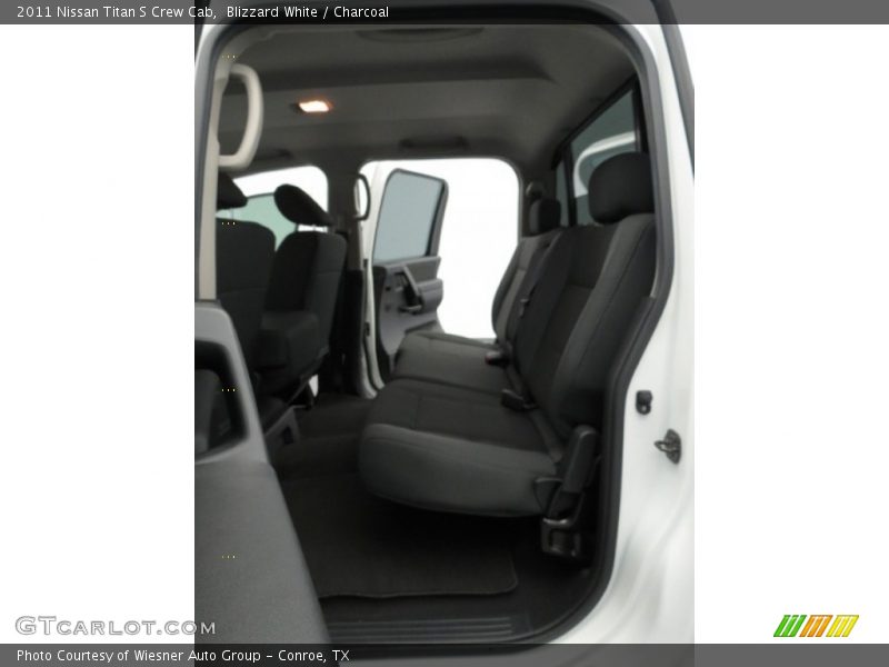 Blizzard White / Charcoal 2011 Nissan Titan S Crew Cab