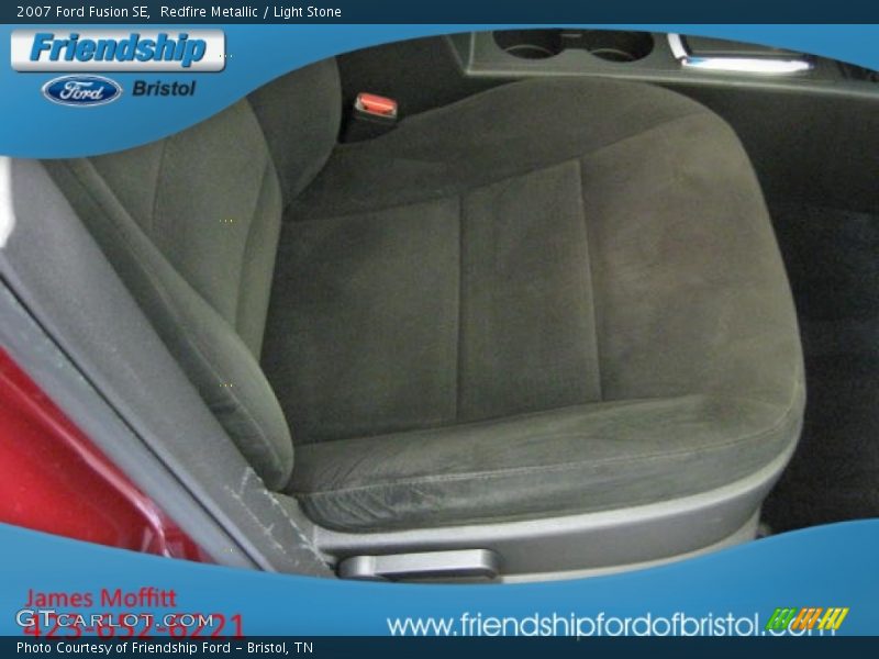 Redfire Metallic / Light Stone 2007 Ford Fusion SE