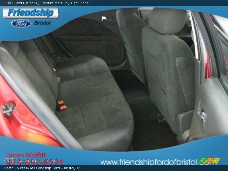 Redfire Metallic / Light Stone 2007 Ford Fusion SE