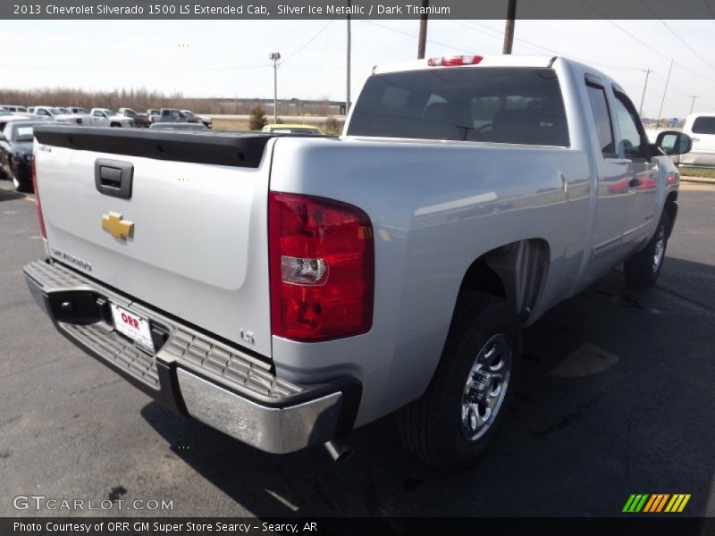 Silver Ice Metallic / Dark Titanium 2013 Chevrolet Silverado 1500 LS Extended Cab