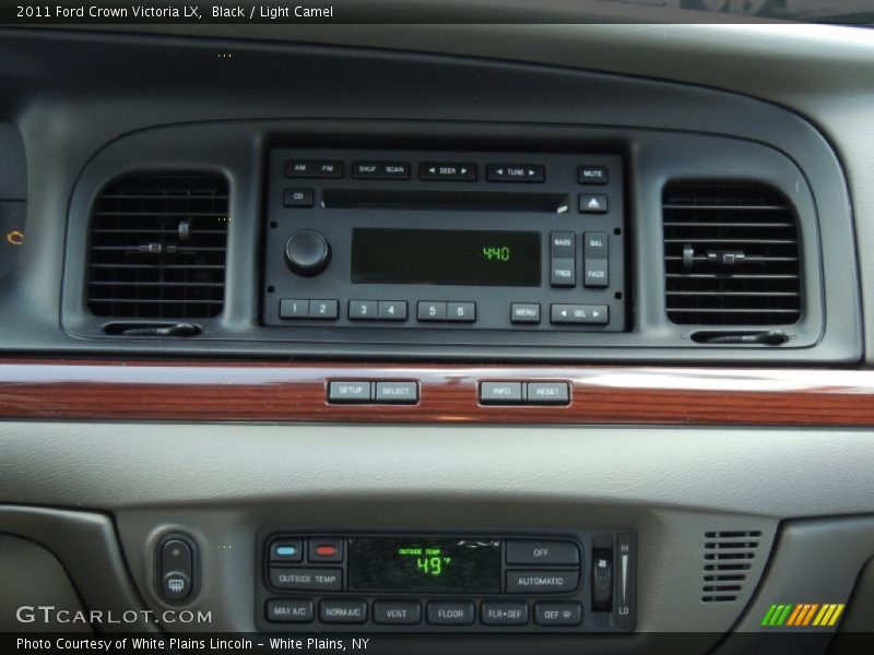 Black / Light Camel 2011 Ford Crown Victoria LX