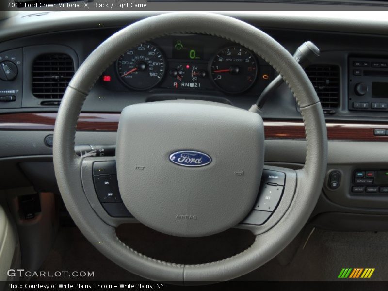 Black / Light Camel 2011 Ford Crown Victoria LX
