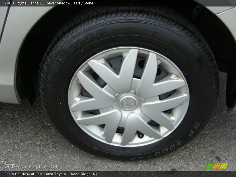 Silver Shadow Pearl / Stone 2008 Toyota Sienna LE