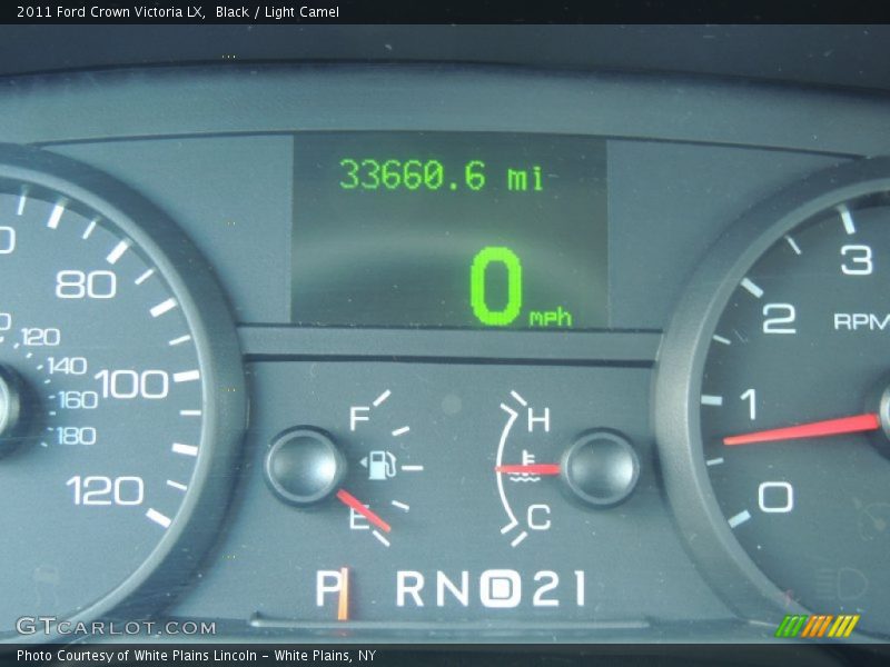 Black / Light Camel 2011 Ford Crown Victoria LX