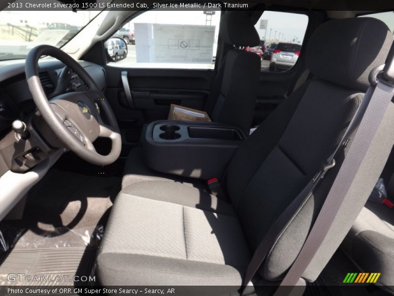 Silver Ice Metallic / Dark Titanium 2013 Chevrolet Silverado 1500 LS Extended Cab