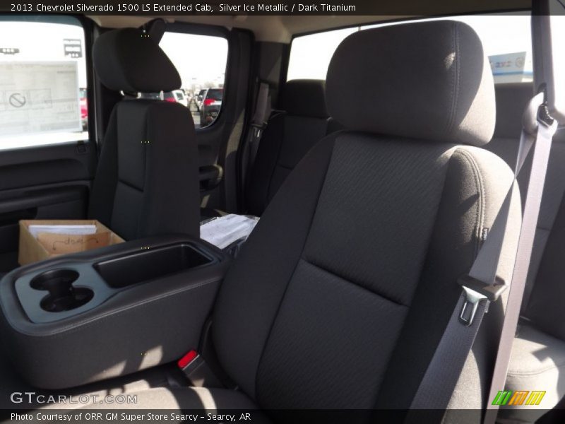 Silver Ice Metallic / Dark Titanium 2013 Chevrolet Silverado 1500 LS Extended Cab