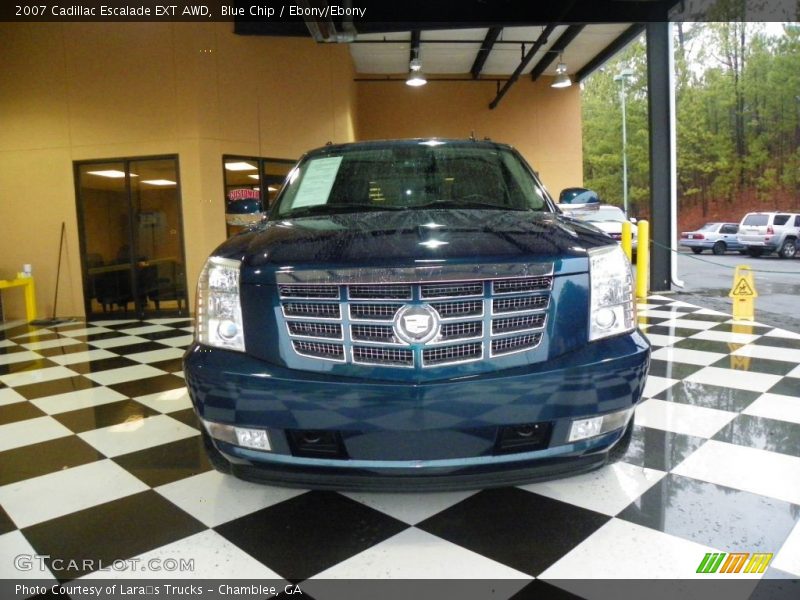 Blue Chip / Ebony/Ebony 2007 Cadillac Escalade EXT AWD