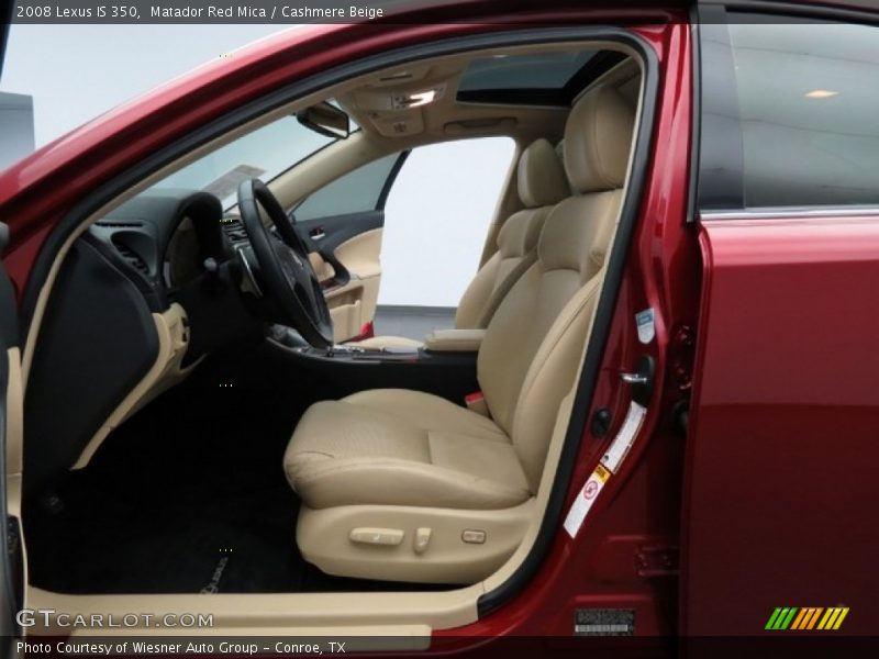 Front Seat of 2008 IS 350