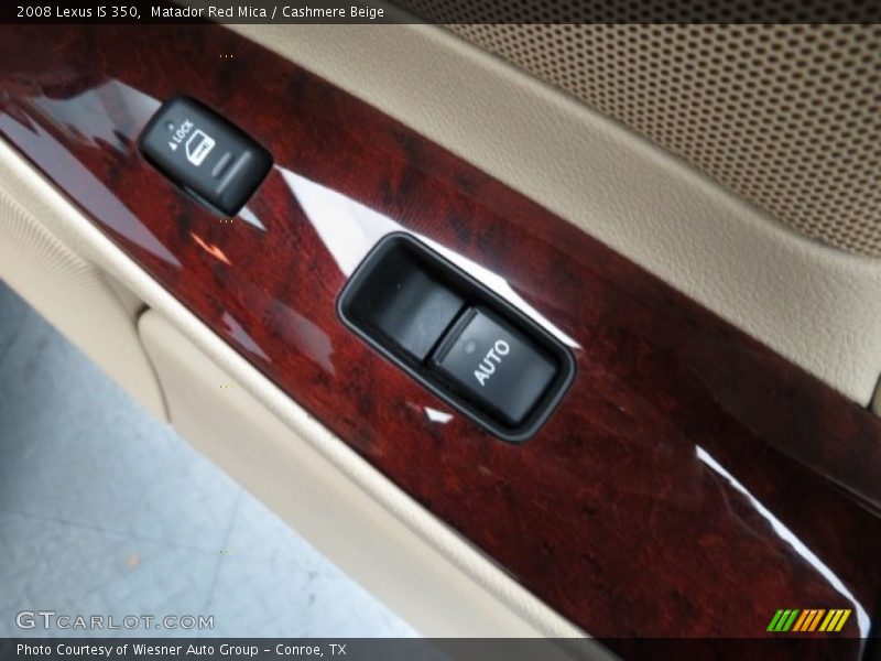 Matador Red Mica / Cashmere Beige 2008 Lexus IS 350