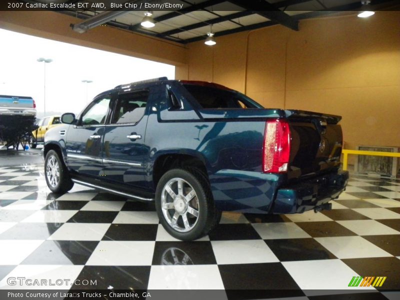 Blue Chip / Ebony/Ebony 2007 Cadillac Escalade EXT AWD