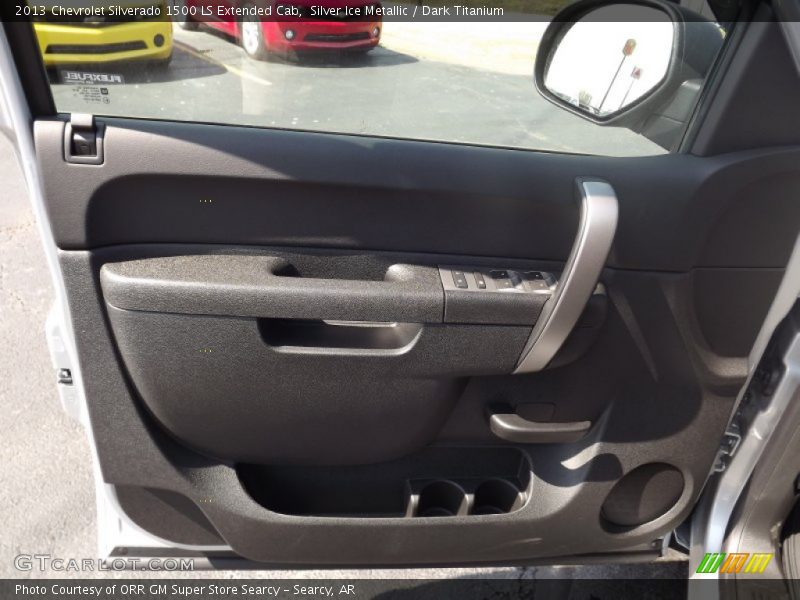 Silver Ice Metallic / Dark Titanium 2013 Chevrolet Silverado 1500 LS Extended Cab
