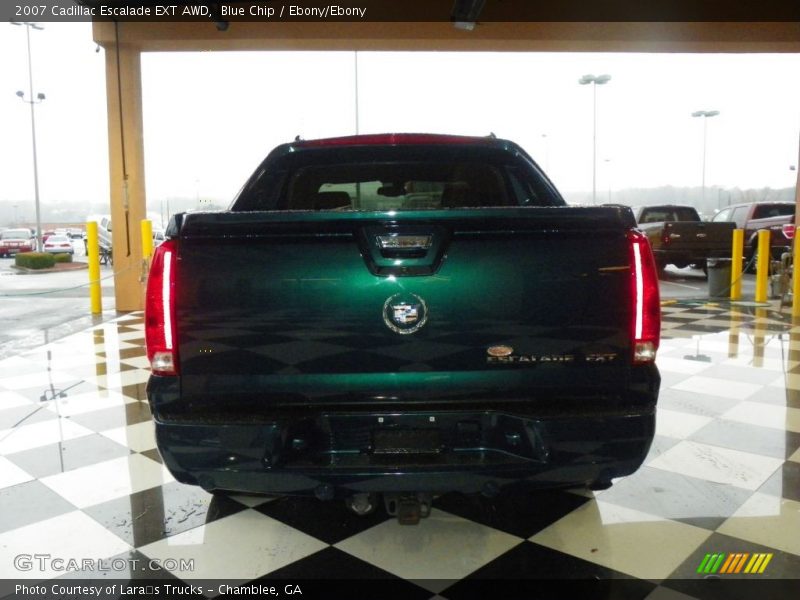 Blue Chip / Ebony/Ebony 2007 Cadillac Escalade EXT AWD