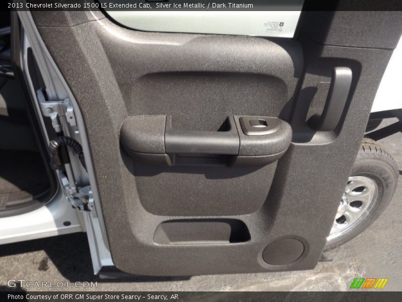 Silver Ice Metallic / Dark Titanium 2013 Chevrolet Silverado 1500 LS Extended Cab