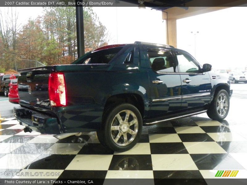Blue Chip / Ebony/Ebony 2007 Cadillac Escalade EXT AWD