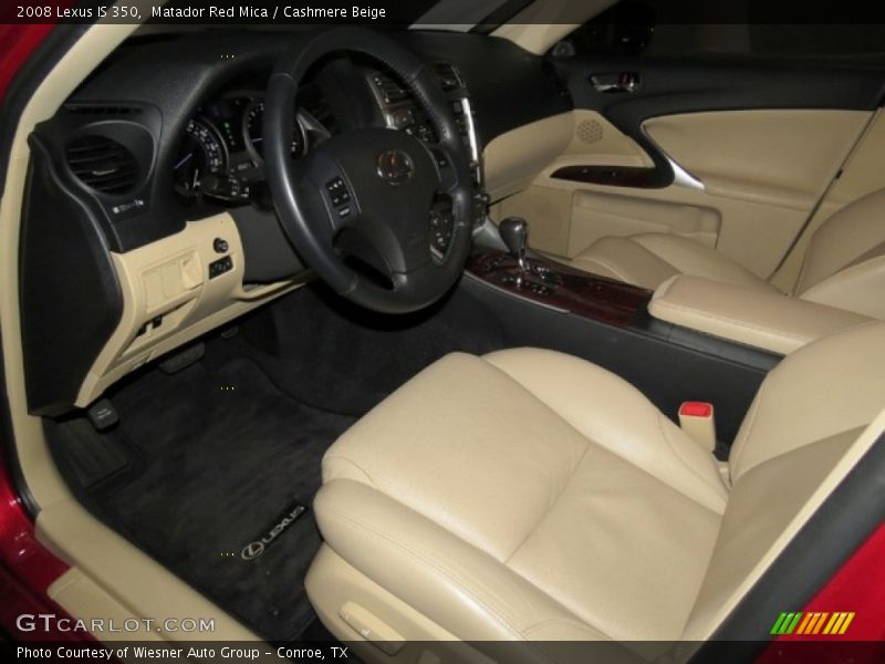 Matador Red Mica / Cashmere Beige 2008 Lexus IS 350