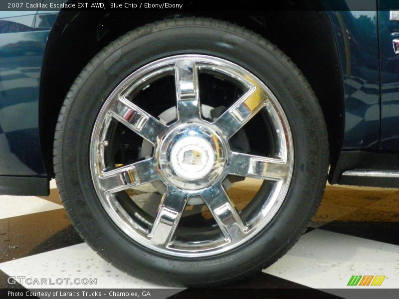 Blue Chip / Ebony/Ebony 2007 Cadillac Escalade EXT AWD