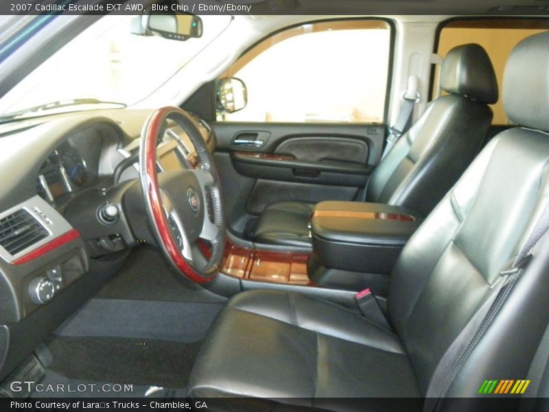 Blue Chip / Ebony/Ebony 2007 Cadillac Escalade EXT AWD