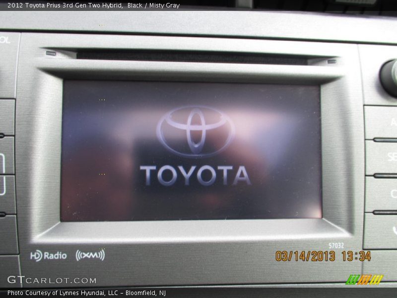 Black / Misty Gray 2012 Toyota Prius 3rd Gen Two Hybrid