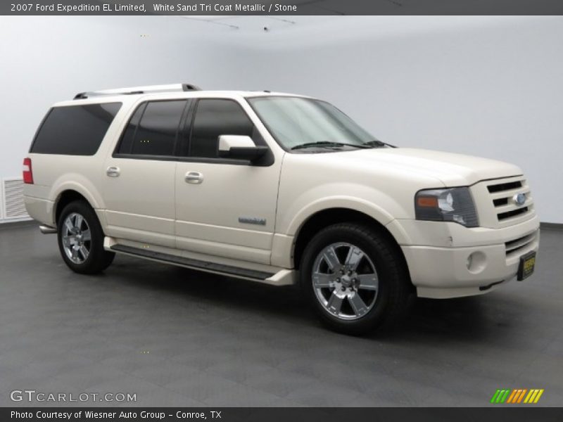 White Sand Tri Coat Metallic / Stone 2007 Ford Expedition EL Limited