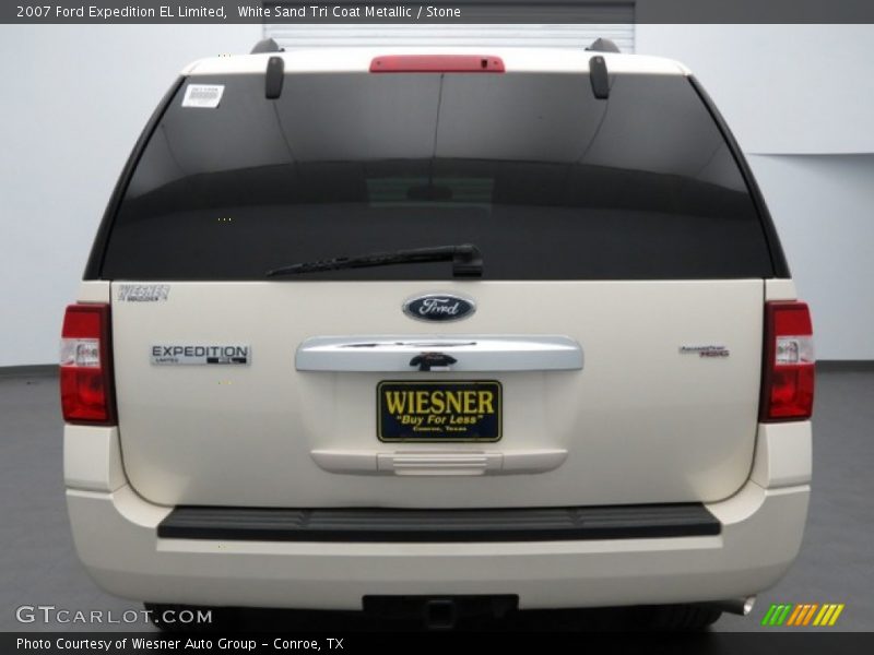 White Sand Tri Coat Metallic / Stone 2007 Ford Expedition EL Limited