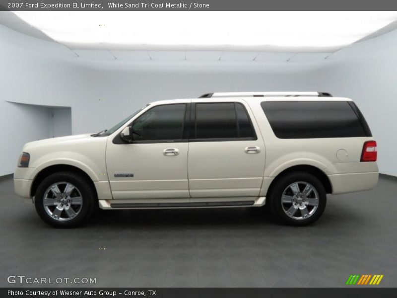 White Sand Tri Coat Metallic / Stone 2007 Ford Expedition EL Limited