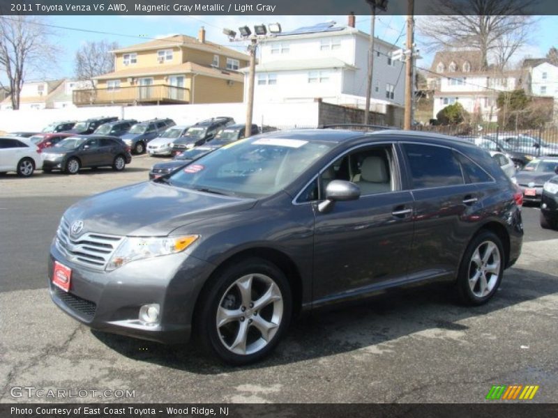 Magnetic Gray Metallic / Light Gray 2011 Toyota Venza V6 AWD